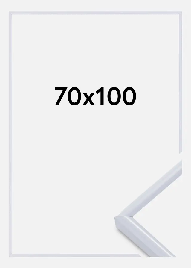 Marco Victoria Vidrio acrílico Blanco 70x100 cm