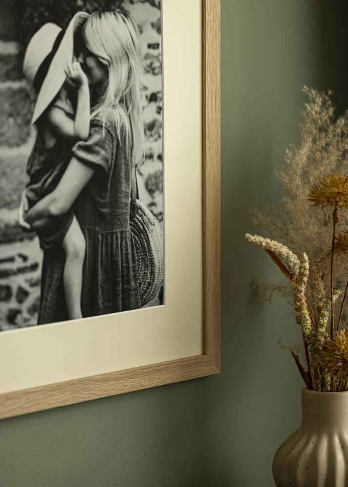 Paspartú Antique White (Borde interior blanco) 13x18 cm (8x11,5)