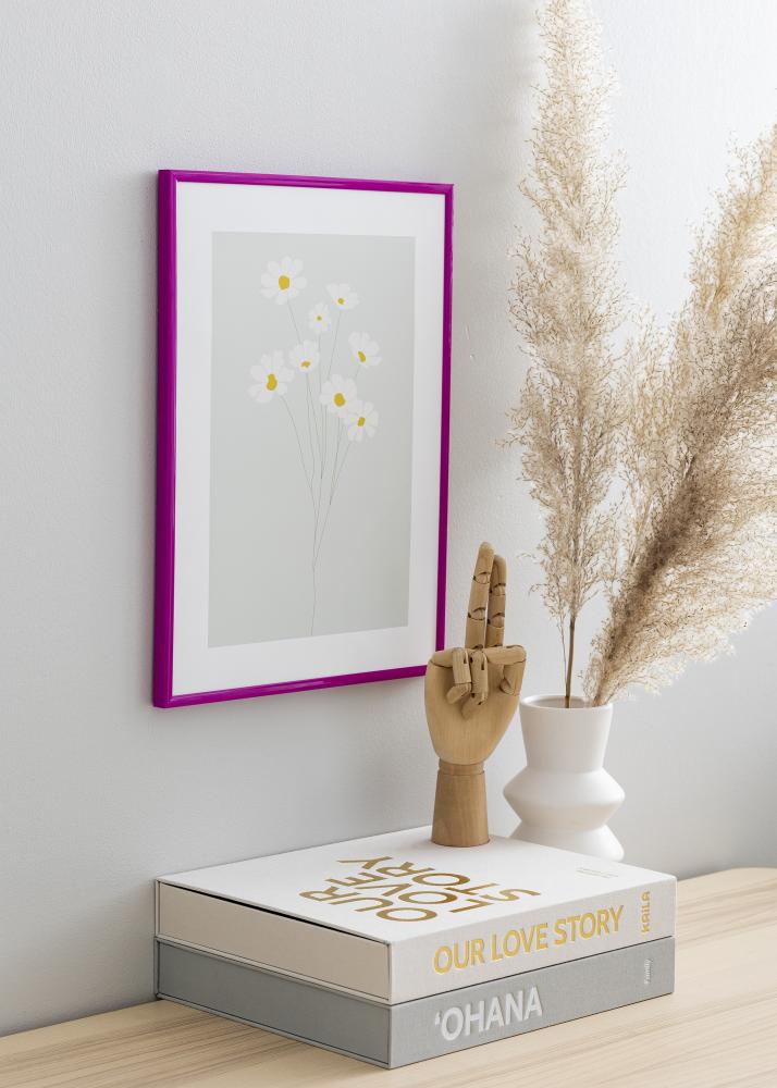 Marco New Lifestyle Fuchsia 30x40 cm - Paspartú Negro 20x30 cm