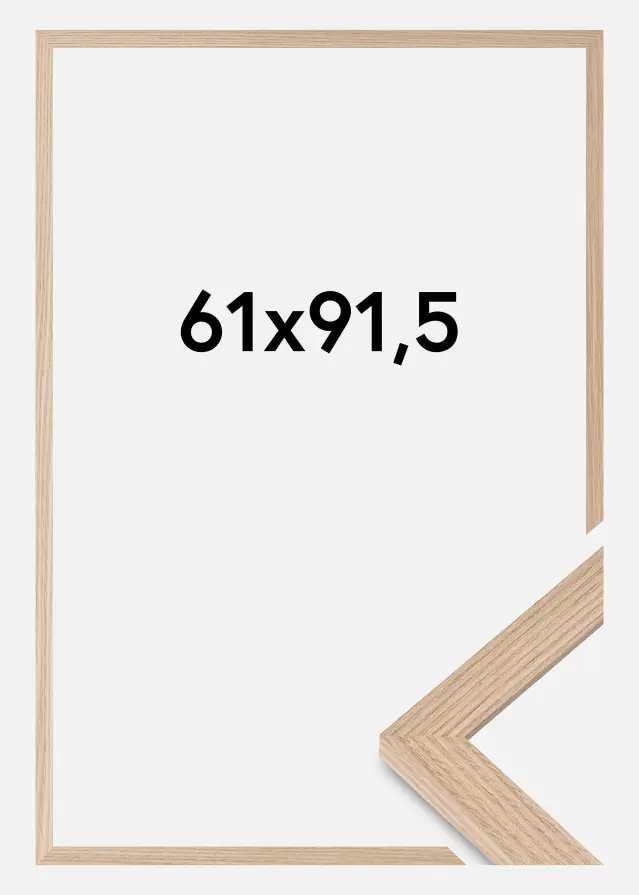 Marco BGA Classic Vidrio acrílico Roble 61x91,5 cm
