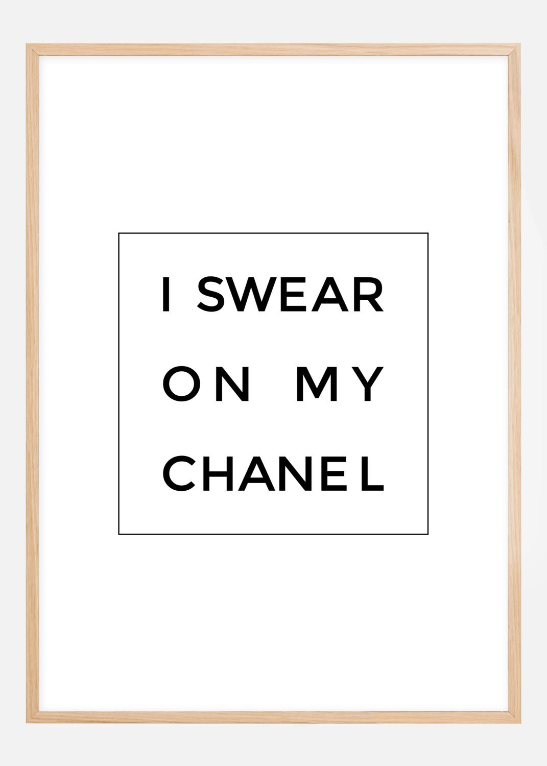 Product Image for I swear on my chanel Póster (30x40 cm)