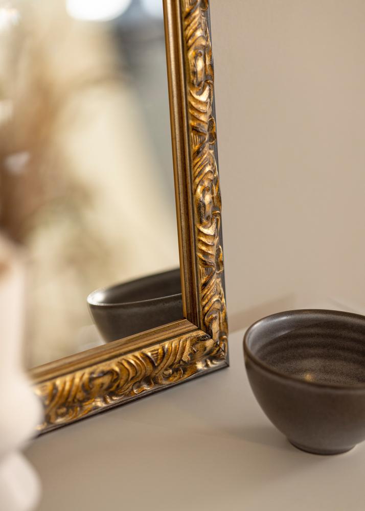 Espejo Odin Dorado/Negro - A medida