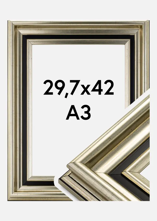 Marco Gysinge Premium Plateado 29,7x42 cm (A3)