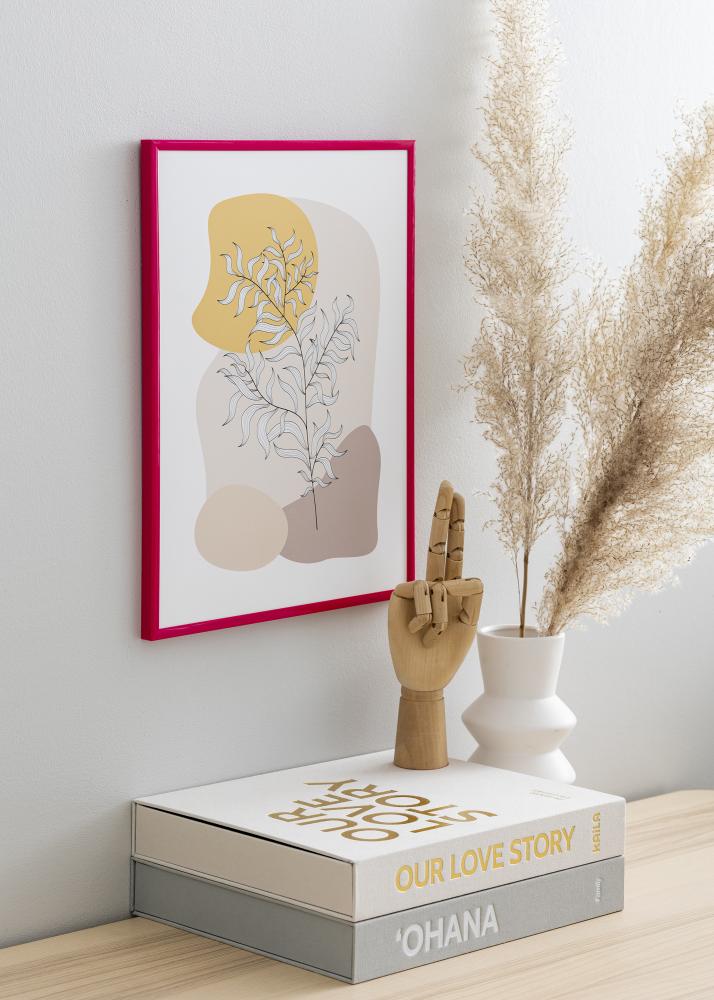 Marco New Lifestyle Rose 50x70 cm - Paspartú Negro 16x24 inches