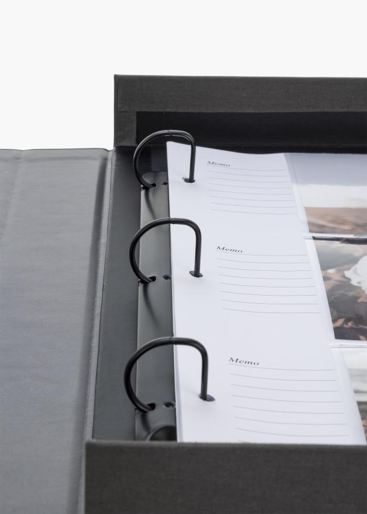 KAILA MEMORIES Black XL - Coffee Table Photo Álbum - 60 Fotos formato 10x15 cm