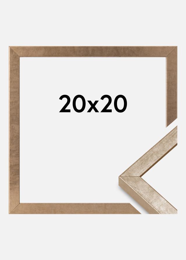 Marco Ares Vidrio Acrílico Latón 20x20 cm