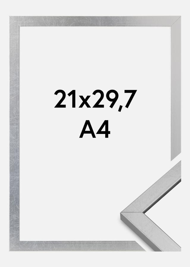 Marco Minerva Vidrio acrílico Plateado 21x29,7 cm (A4)