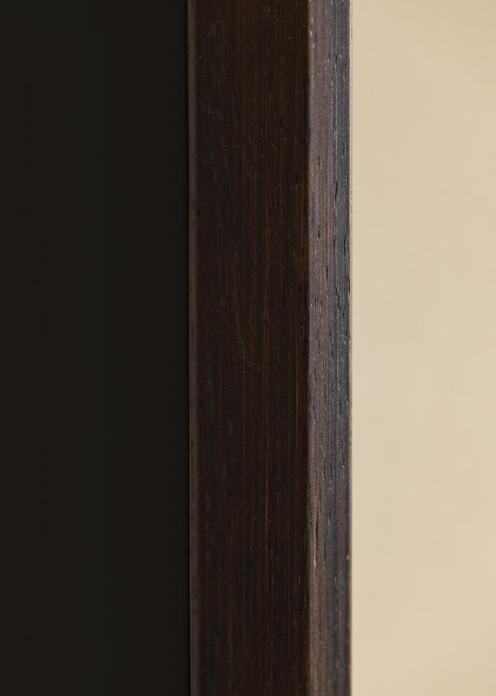 Marco Globe Espresso 50x60 cm - Paspartú Negro 35x45 cm