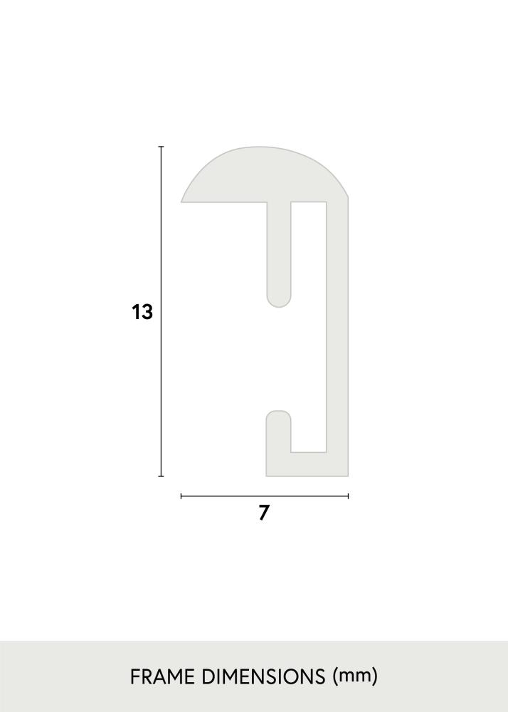 Marco Can-Can Negro 42x59,4 cm (A2)