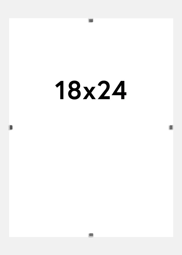 Marco de clip Mate Vidrio antirreflectante 18x24 cm