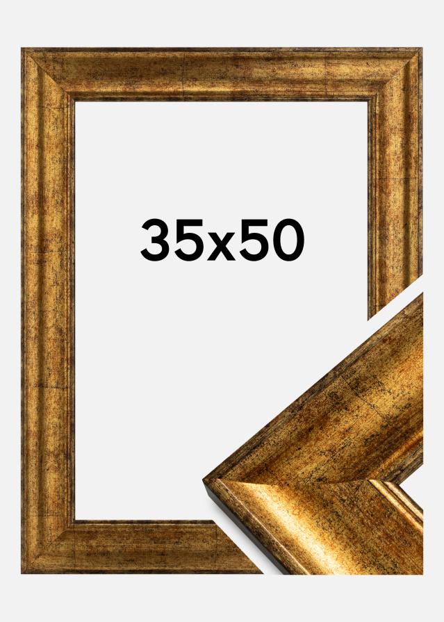 Marco Saltsjöbaden Vidrio acrílico Dorado 35x50 cm