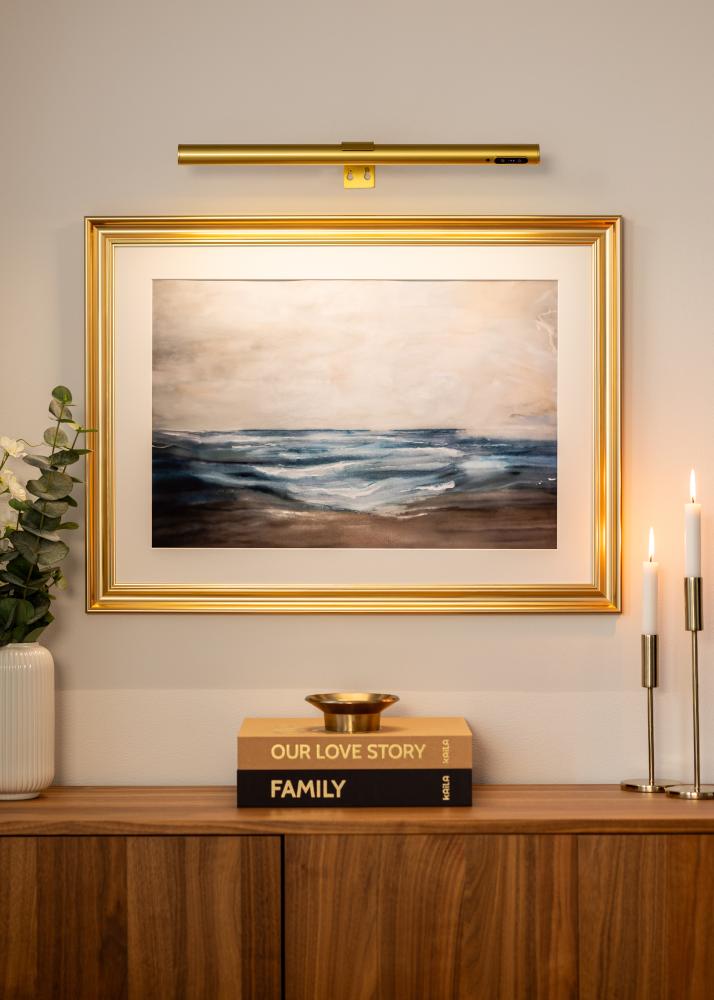 KAILA Halo Iluminación para Cuadros a Batería 50 cm - Oro