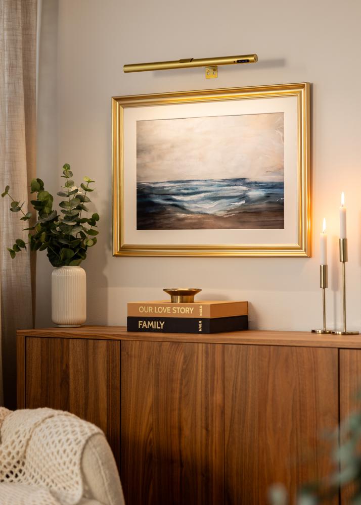 KAILA Halo Iluminación para Cuadros a Batería 50 cm - Oro