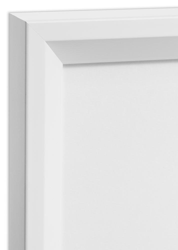 Marco Globe Blanco 50x60 cm - Paspartú Negro 35x45 cm