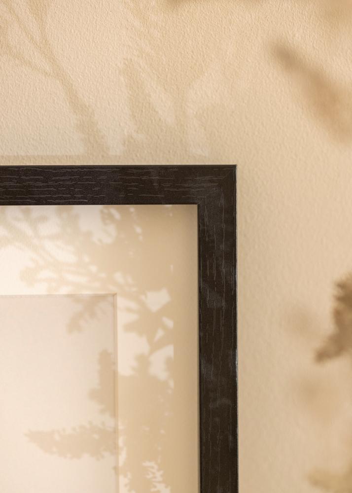 BGA Marco caja Vidrio acrílico Negro 50x100 cm