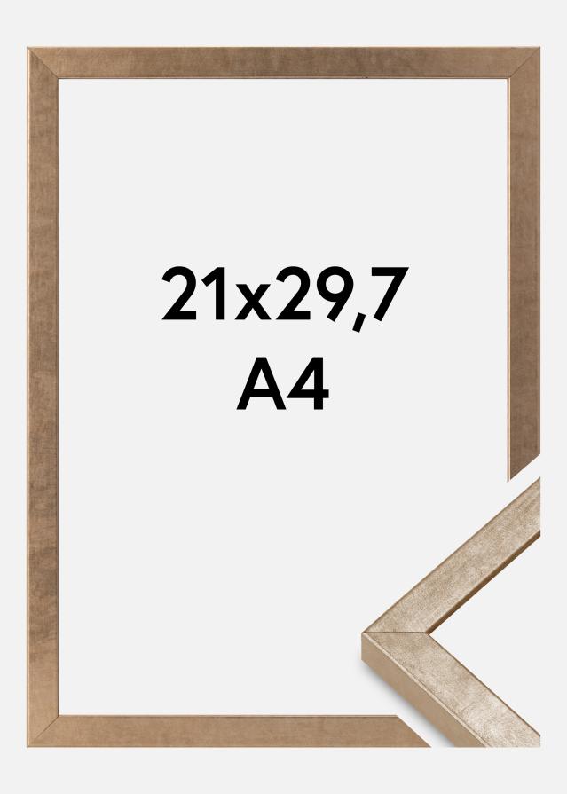 Marco Ares Vidrio Acrílico Latón 21x29,7 cm (A4)