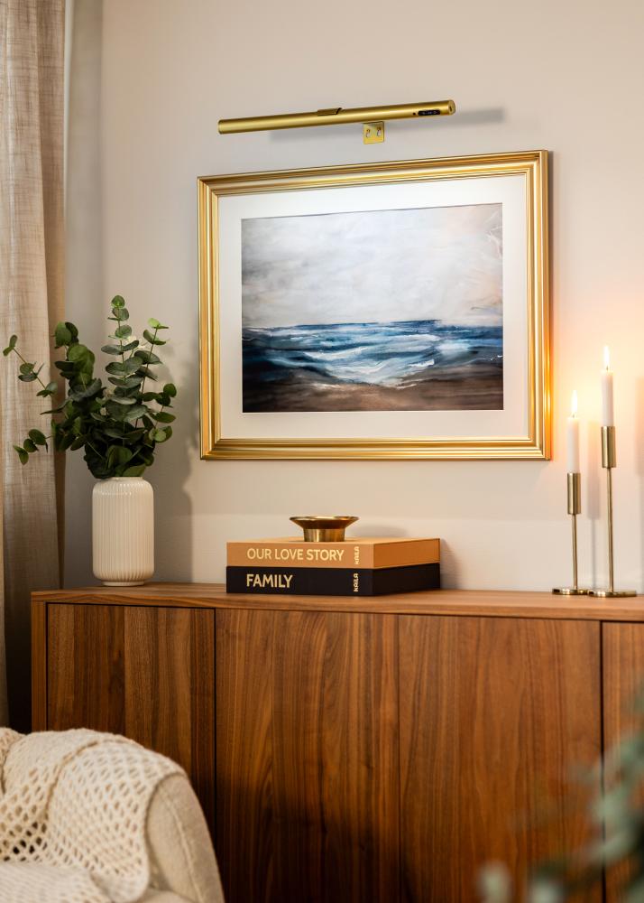 KAILA Halo Iluminación para Cuadros a Batería 50 cm - Oro