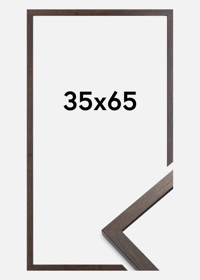 Marco Trendy Acrílico Vidrio Nogal 35x65 cm
