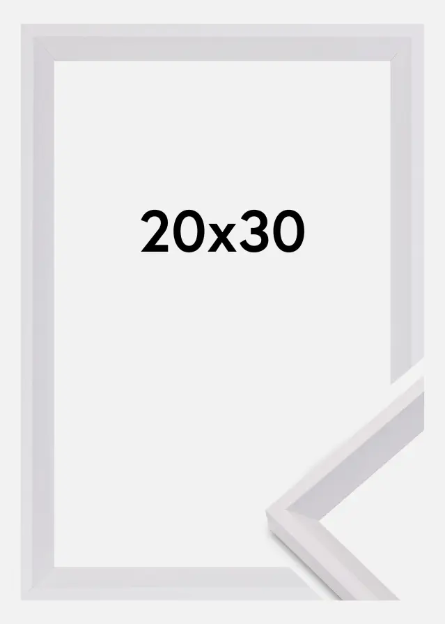 Marco Globe Vidrio acrílico Blanco 20x30 cm