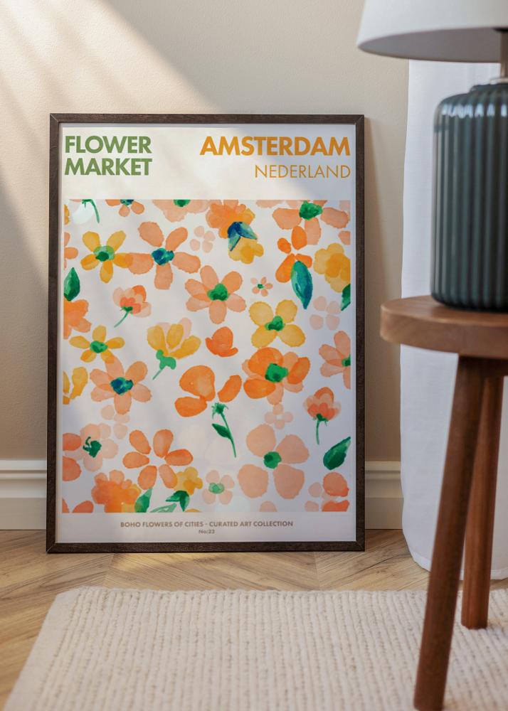 Marco Trendy Vidrio acrílico Castaño 50x70 cm