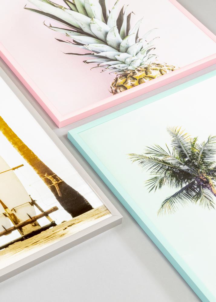 Marco New Lifestyle Rosa 70x100 cm - Paspartú Negro 24x36 inches