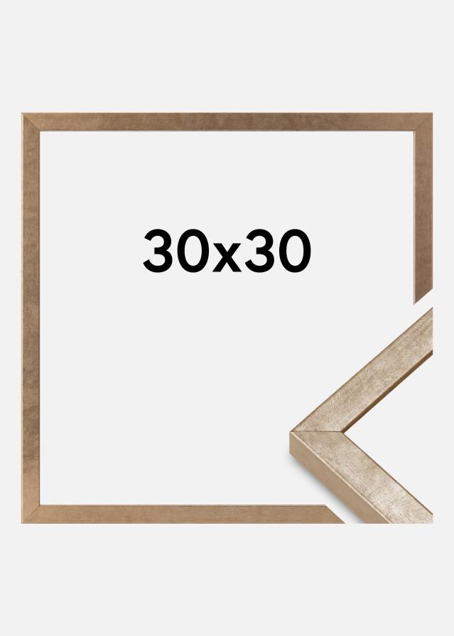 Marco Ares Vidrio Acrílico Latón 30x30 cm