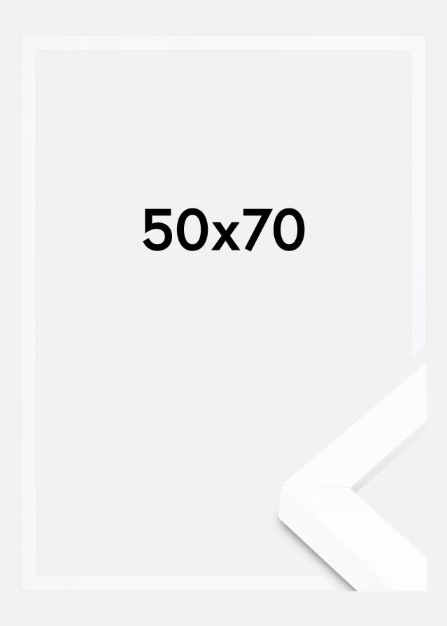 BGA Marco caja Vidrio acrílico Blanco 50x70 cm