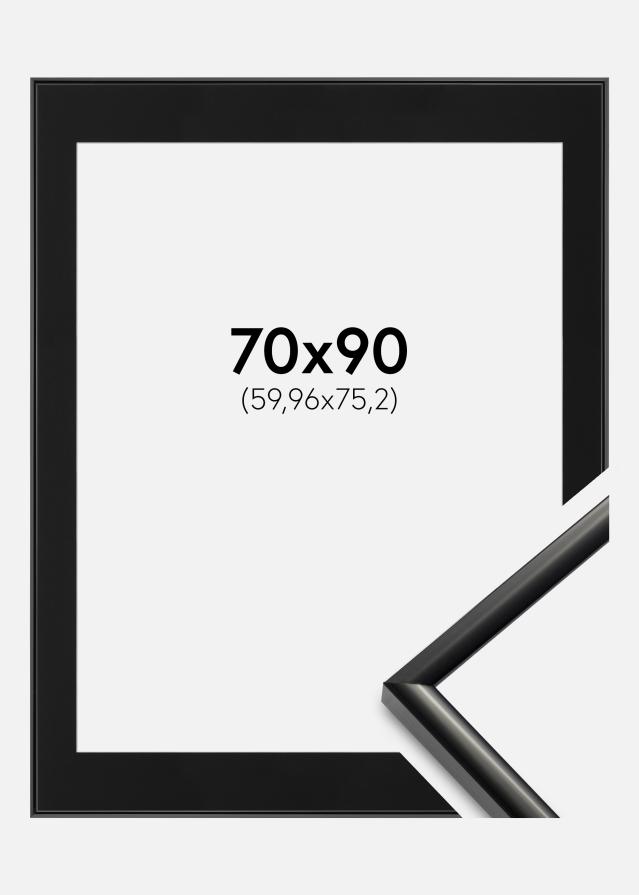 Marco New Lifestyle Negro 70x90 cm - Paspartú Negro 24x30 inches