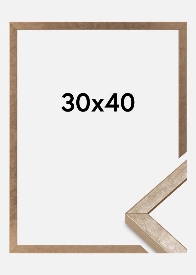 Marco Ares Vidrio Acrílico Latón 30x40 cm