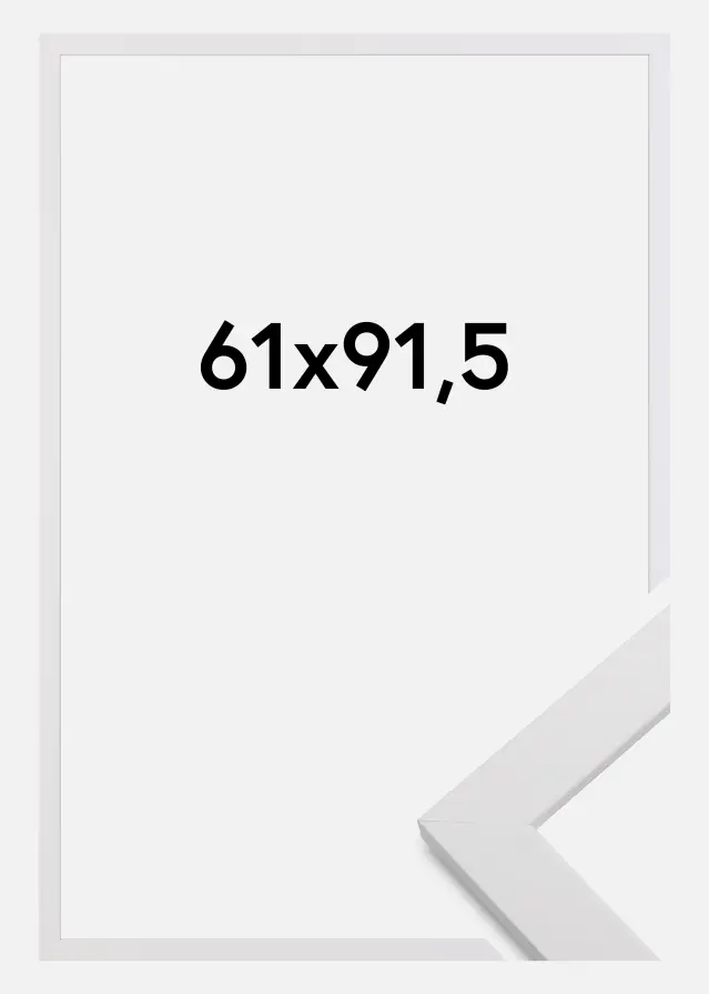Marco White Wood Vidrio acrílico 61x91,5 cm