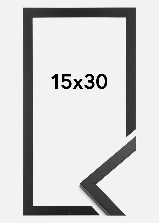 Marco Trendy Acrílico Negro 15x30 cm