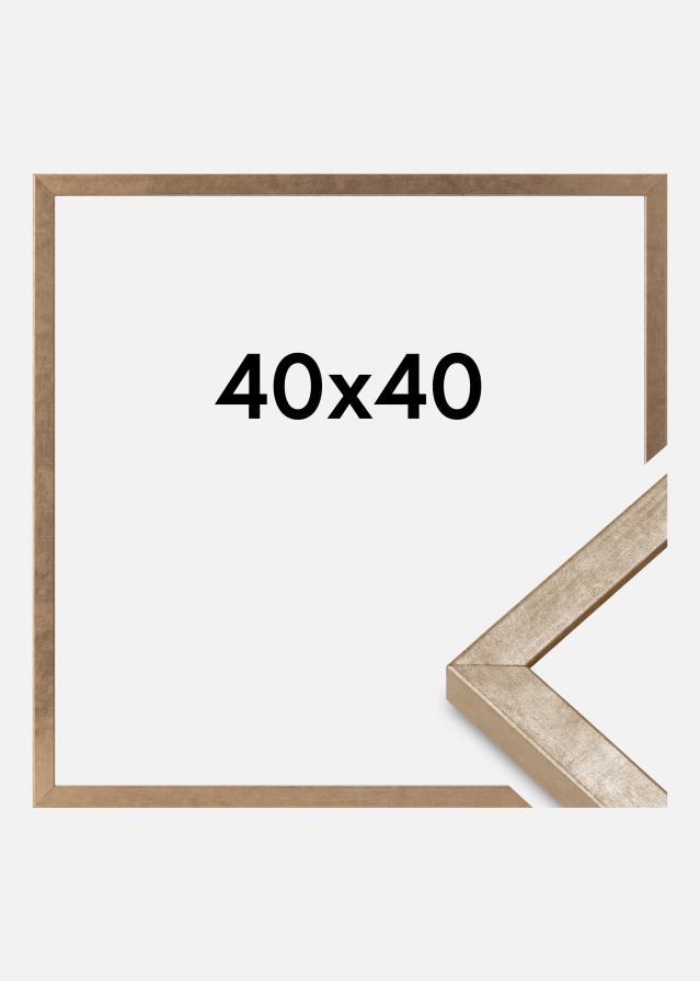 Marco Ares Vidrio Acrílico Latón 40x40 cm