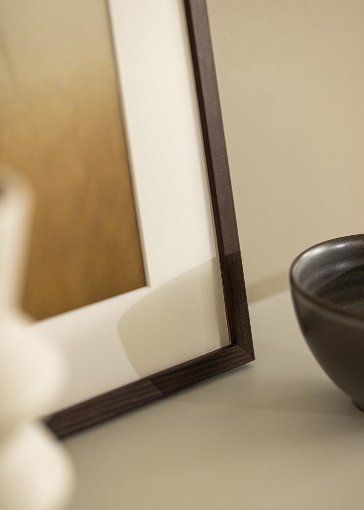 Marco E-Line Vidrio acrílico Castaño 50x50 cm