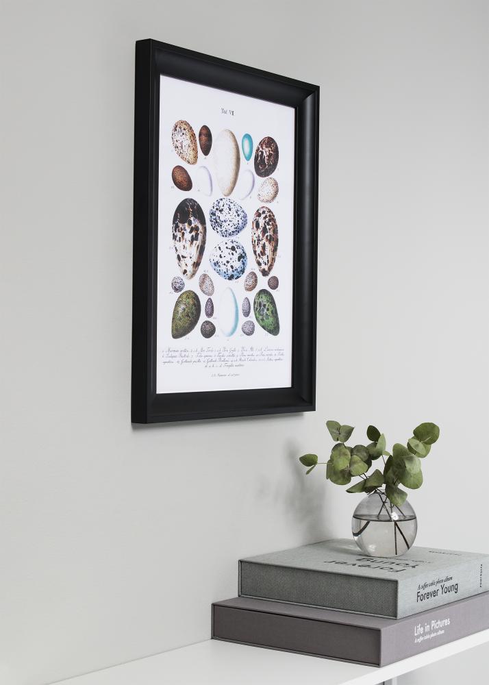 Marco Öjaren Negro 45x60 cm - Paspartú Negro 12x18 inches