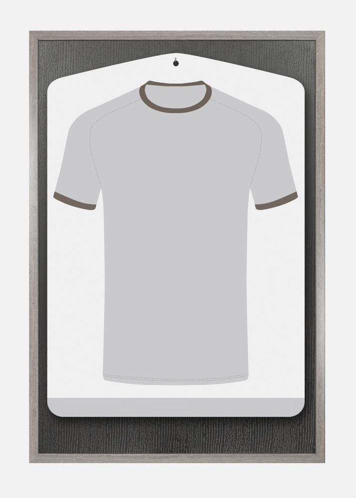 Marco Stockholm Jersey Caja Vidrio acrílico Gris 60x90 cm