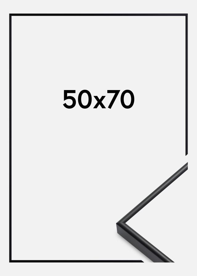 Marco Visby Vidrio acrílico Negro 50x70 cm