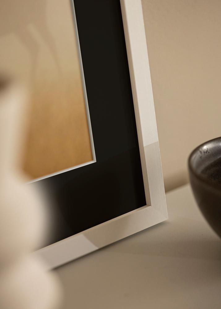 Marco Selection Blanco 40x50 cm - Paspartú Negro 30x40 cm