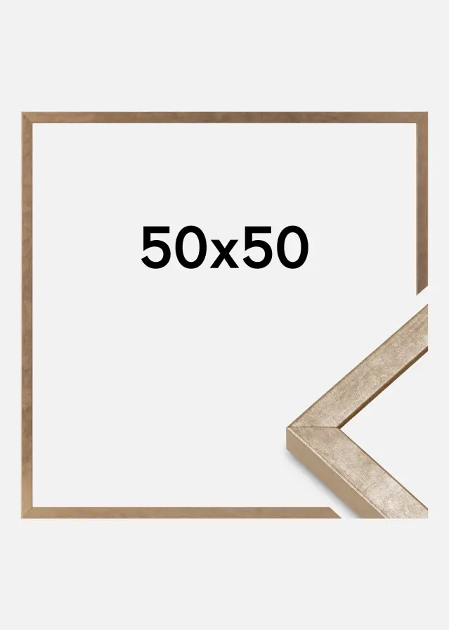 Marco Ares Vidrio Acrílico Latón 50x50 cm