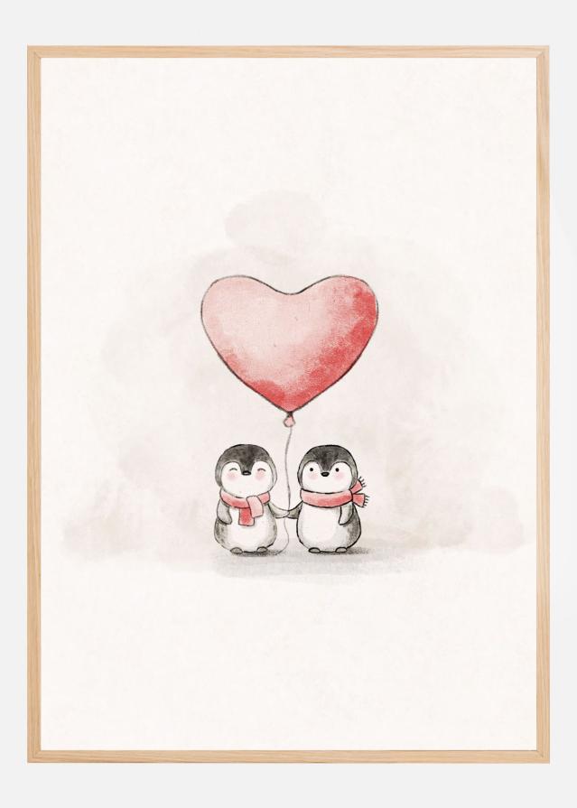 Penguin in Love Póster