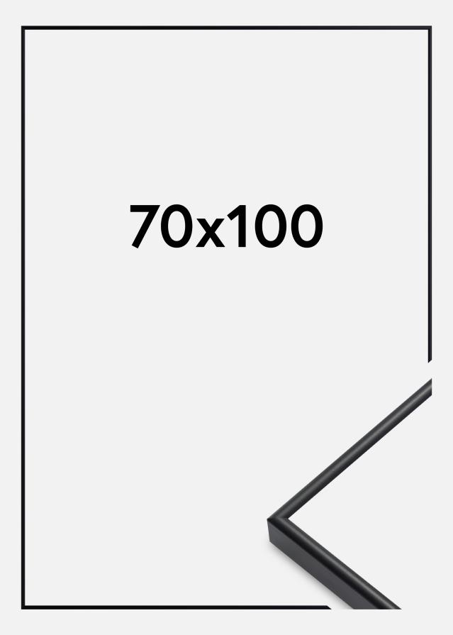 Marco Visby Vidrio acrílico Negro 70x100 cm