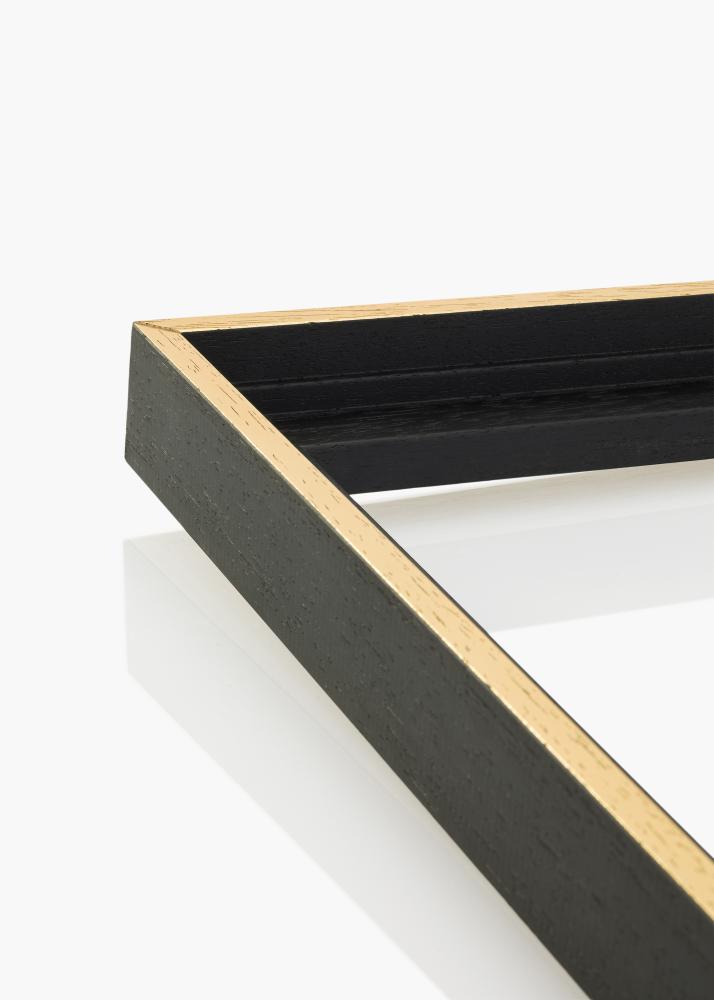 Marco para lona Madison Negro/Dorado 50x50 cm