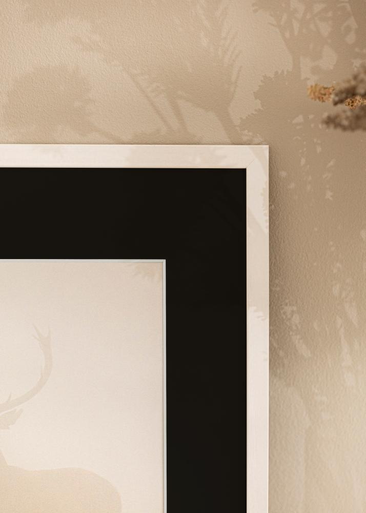 Marco Edsbyn Blanco 20x30 cm - Paspartú Negro 15x21 cm (A5)