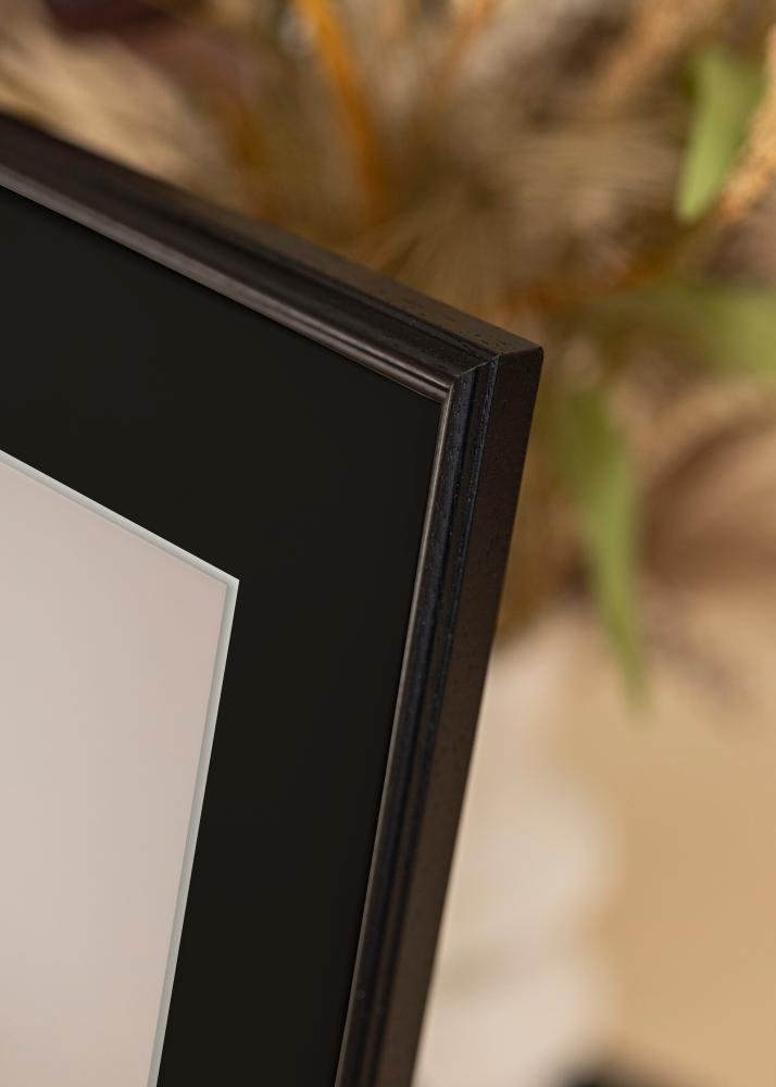 Marco Horndal Negro 50x60 cm - Paspartú Negro 14x18 inches