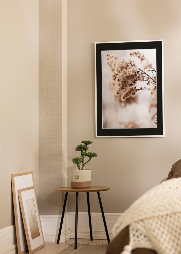 Marco Edsbyn Blanco 20x30 cm - Paspartú Negro 15x21 cm (A5)