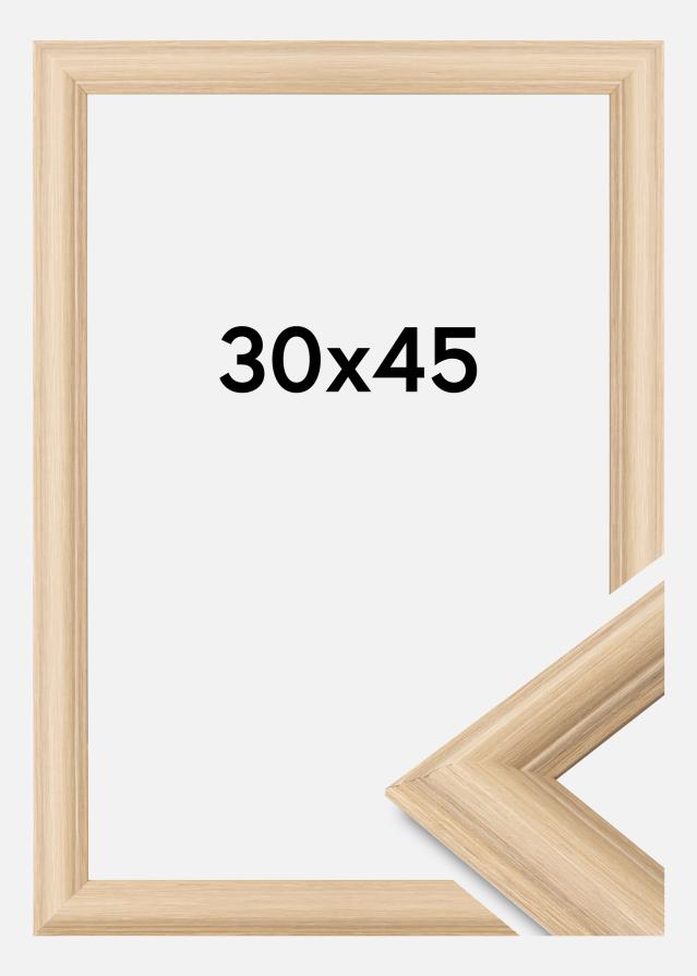 Marco Västkusten Vidrio acrílico Roble 30x45 cm