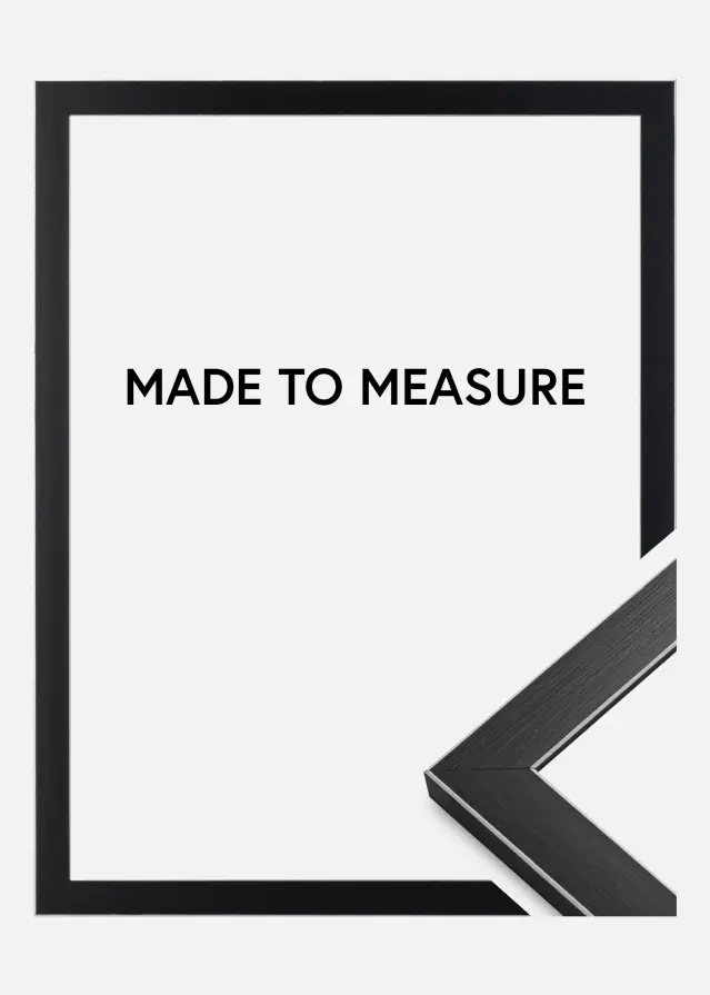 Marco New York Negro - Tamaño personalizable