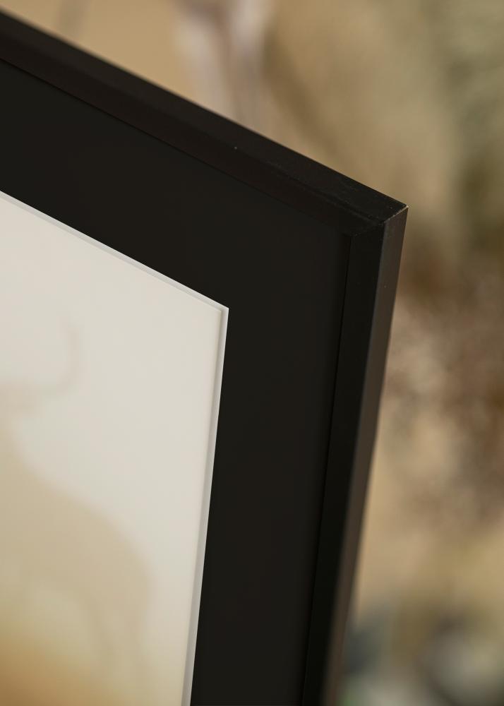 Marco Edsbyn Negro 20x30 cm - Paspartú Negro 15x21 cm (A5)