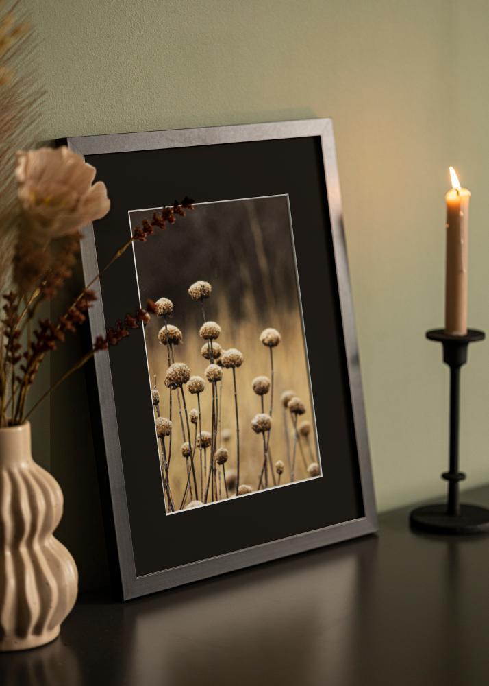 Marco Selection Negro 13x18 cm - Paspartú Negro 9x12 cm