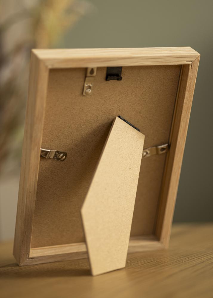 Marco Soul Oak Veneer 13x18 cm - Paspartú Blanco 9x13 cm