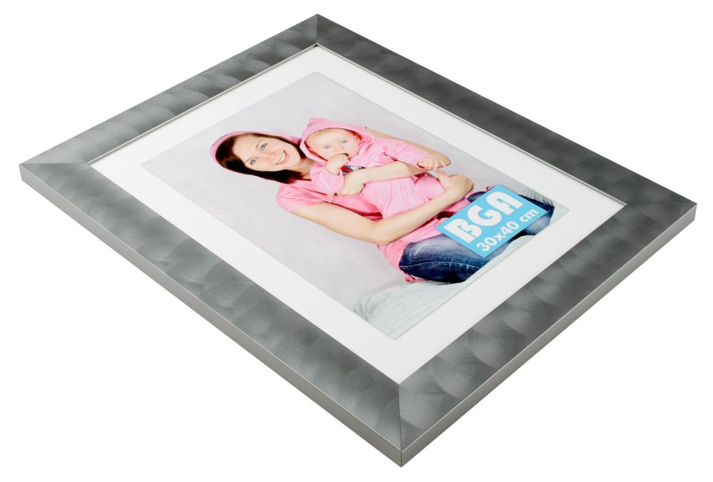 Marco Bräcke Acero natural - Tamaño personalizable